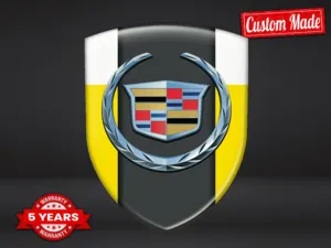 Cadillac Pegatinas Cúpula Estilo Superior Insignias Alta Calidad ST